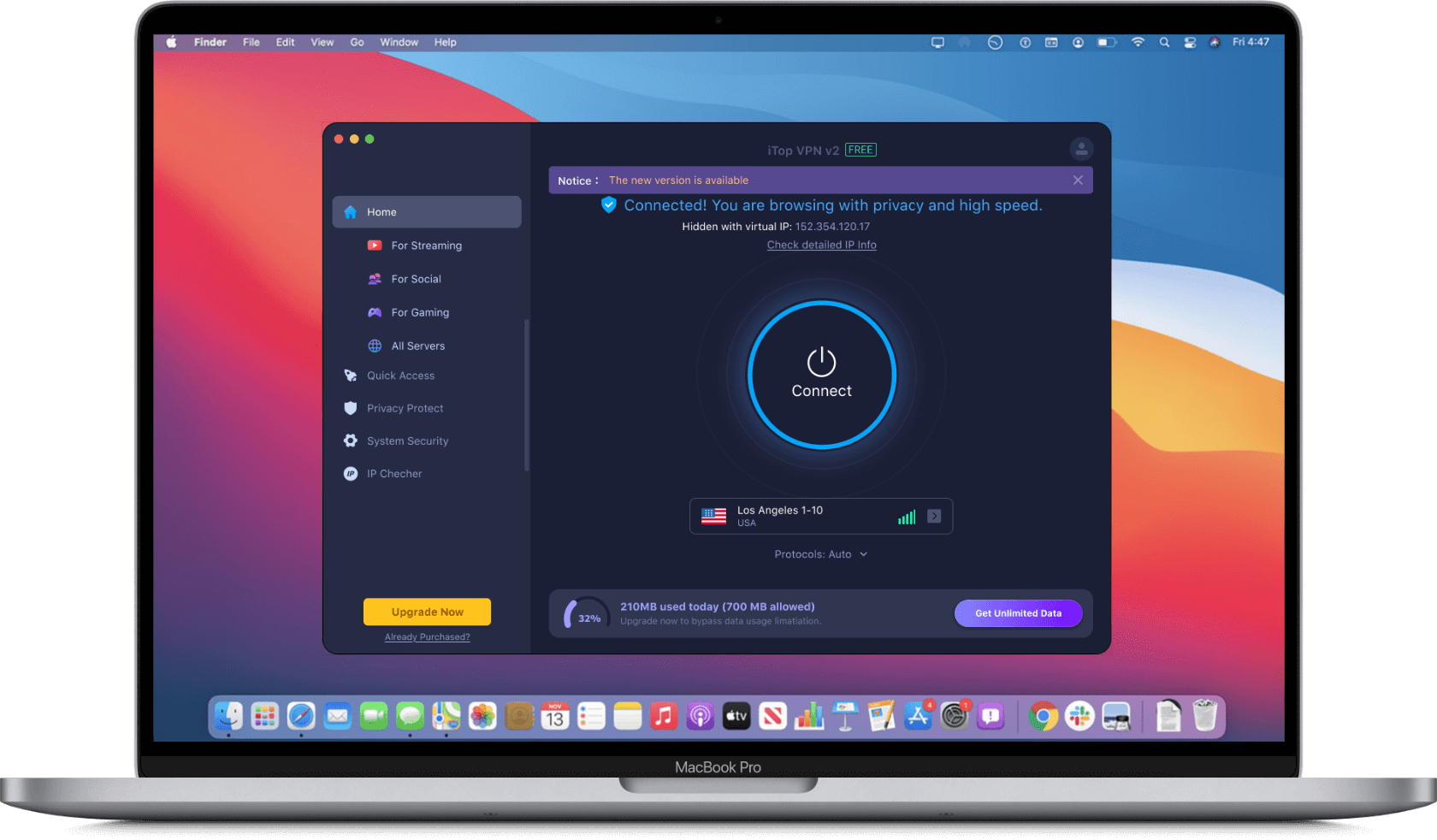 The Best Free VPN for Mac - iTop VPN